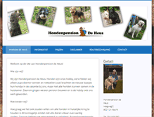 Tablet Screenshot of hondenpensiondeheus.nl